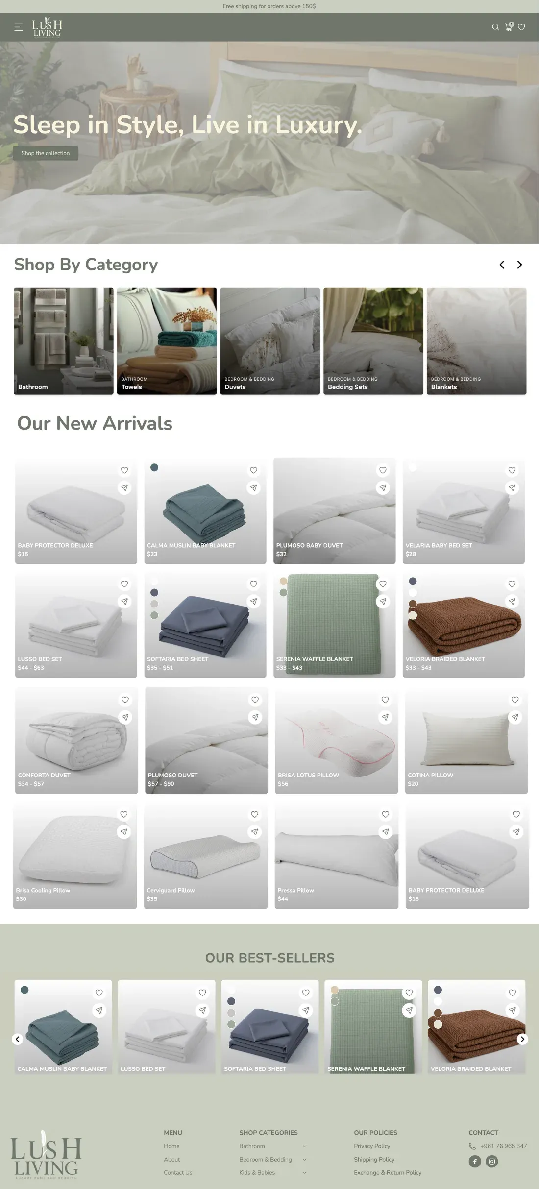 Lush Living template powered by Osimart